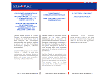 Tablet Screenshot of lelienpublic.com